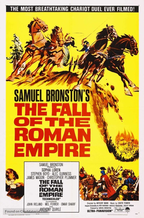 The Fall of the Roman Empire - Movie Poster