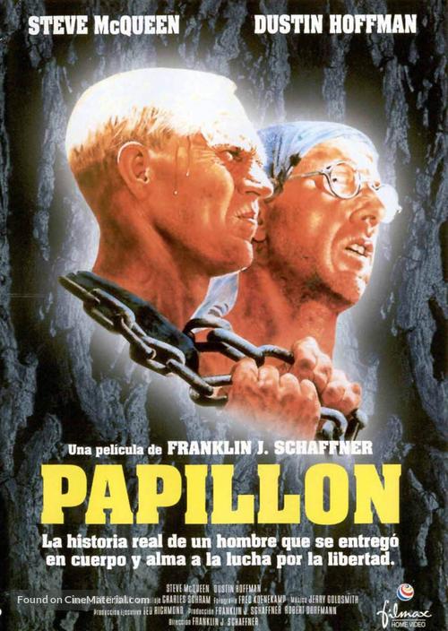 Papillon - Spanish Movie Poster