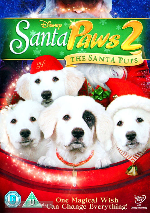 Santa Paws 2: The Santa Pups - British DVD movie cover