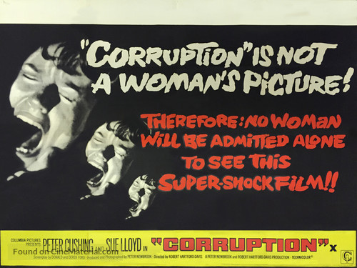 Corruption - British Movie Poster