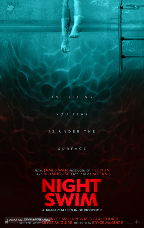 Night Swim - Dutch Movie Poster