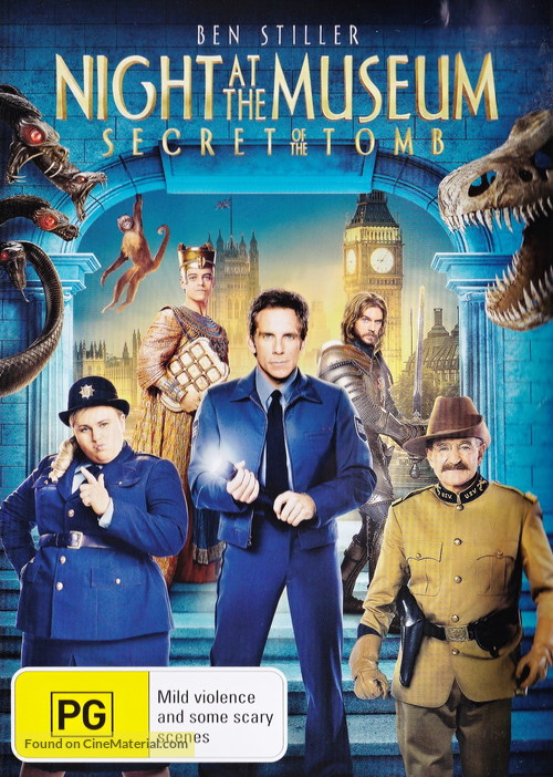 Night at the Museum: Secret of the Tomb - Australian DVD movie cover