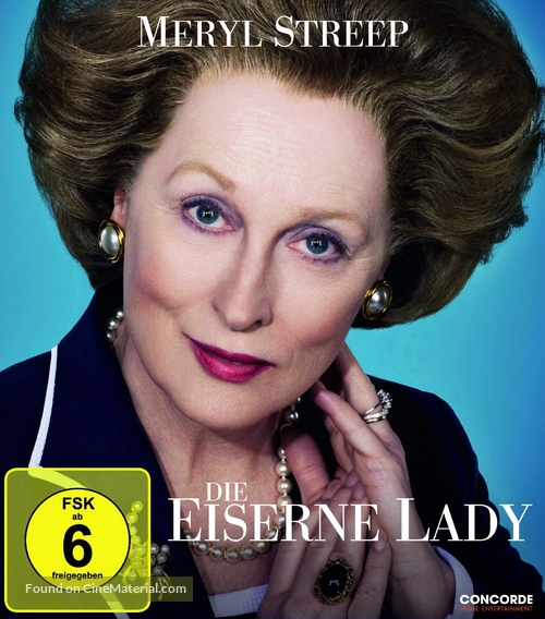 The Iron Lady - German Blu-Ray movie cover