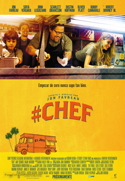 Chef - Spanish Movie Poster