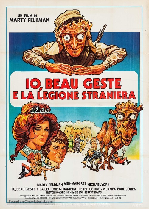 The Last Remake of Beau Geste - Italian Movie Poster