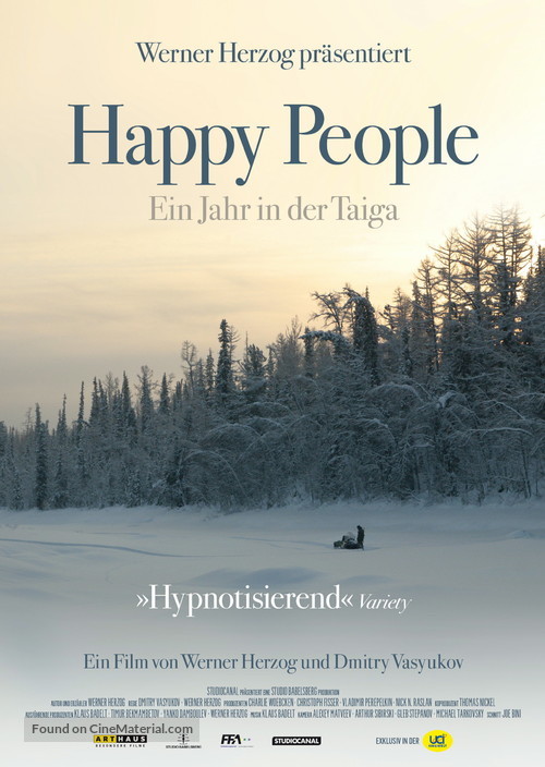 Happy People: A Year in the Taiga - German Movie Poster