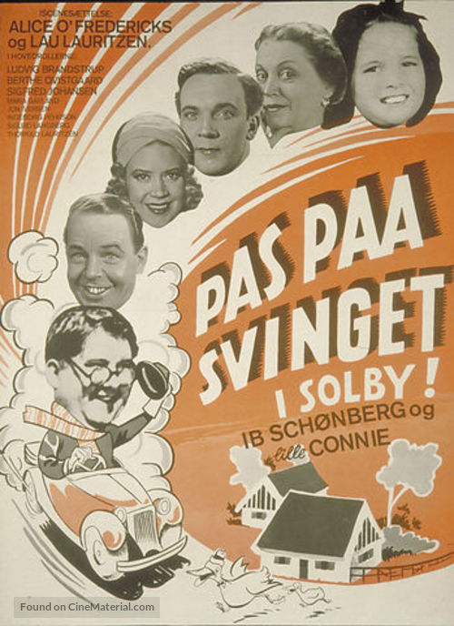 Pas p&aring; Svinget i Solby - Danish Movie Poster