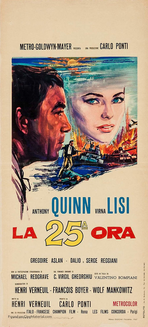 La vingt-cinqui&egrave;me heure - Italian Movie Poster