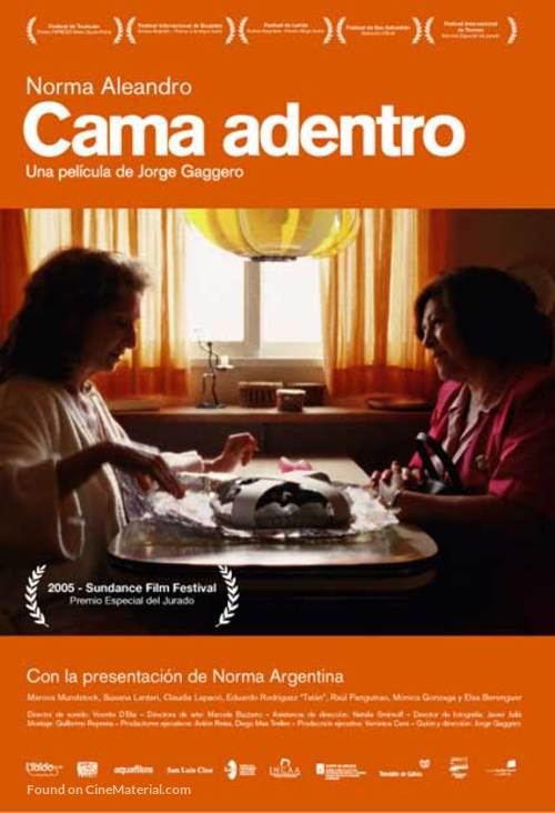 Cama adentro - Argentinian poster