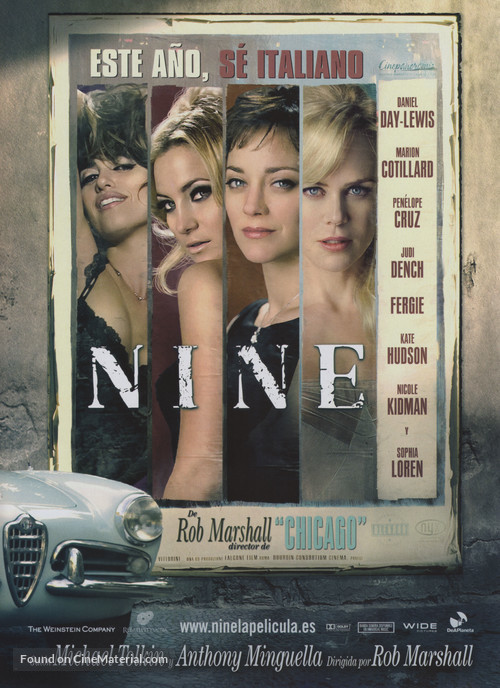 Nine - Spanish Movie Poster