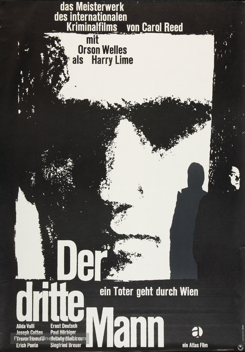 The Third Man - German Re-release movie poster