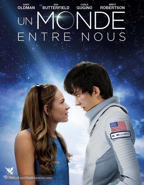 The Space Between Us - French DVD movie cover