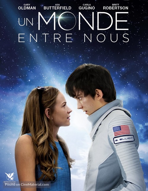 The Space Between Us - French DVD movie cover