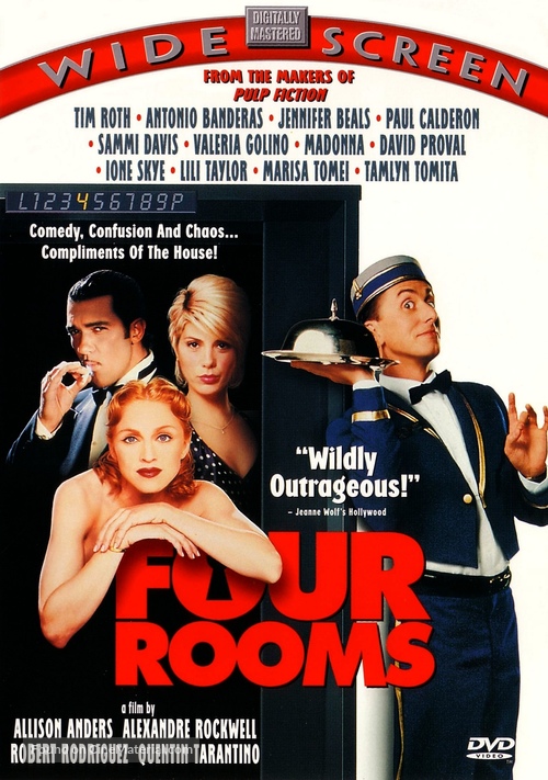 Four Rooms - DVD movie cover