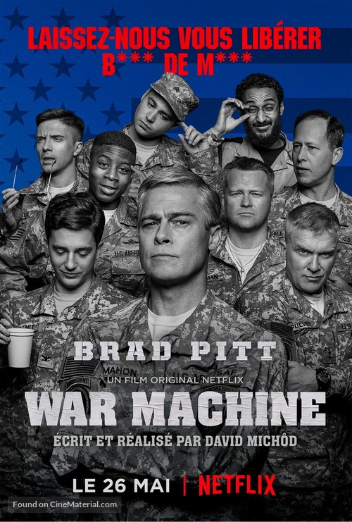 War Machine - French Movie Poster