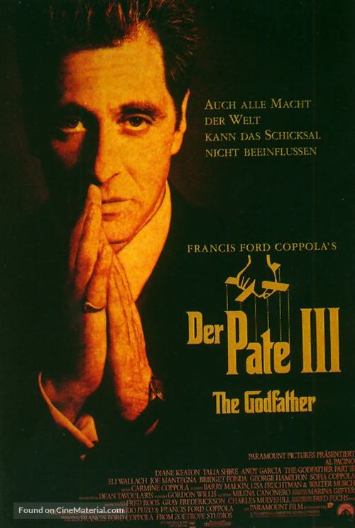 The Godfather: Part III - German Movie Poster
