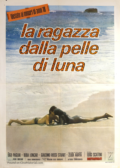 La ragazza dalla pelle di luna - Italian Movie Poster