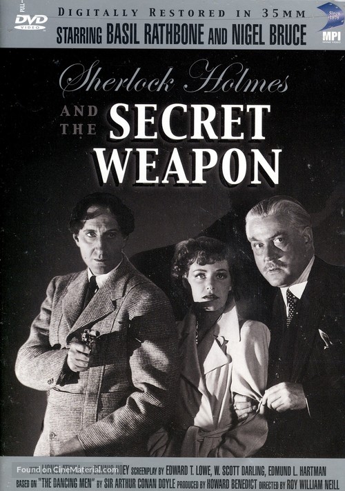 Sherlock Holmes and the Secret Weapon - DVD movie cover