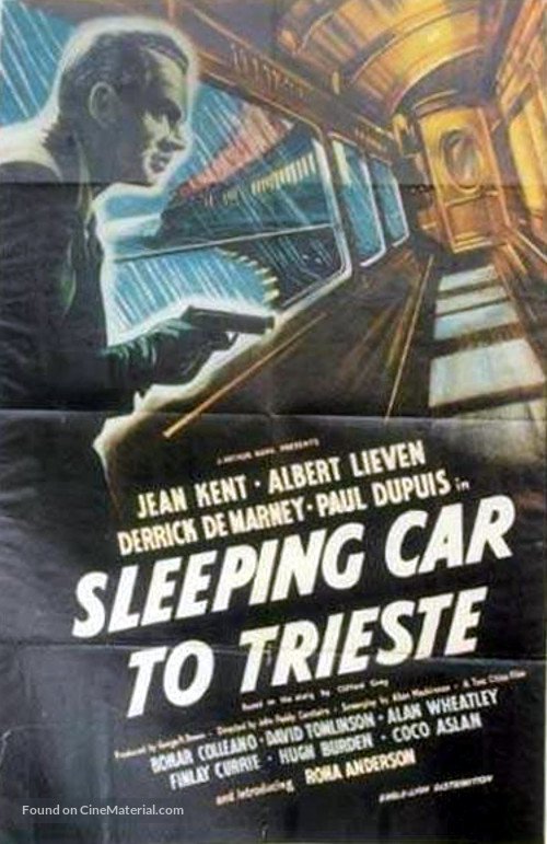 Sleeping Car to Trieste - British Movie Poster