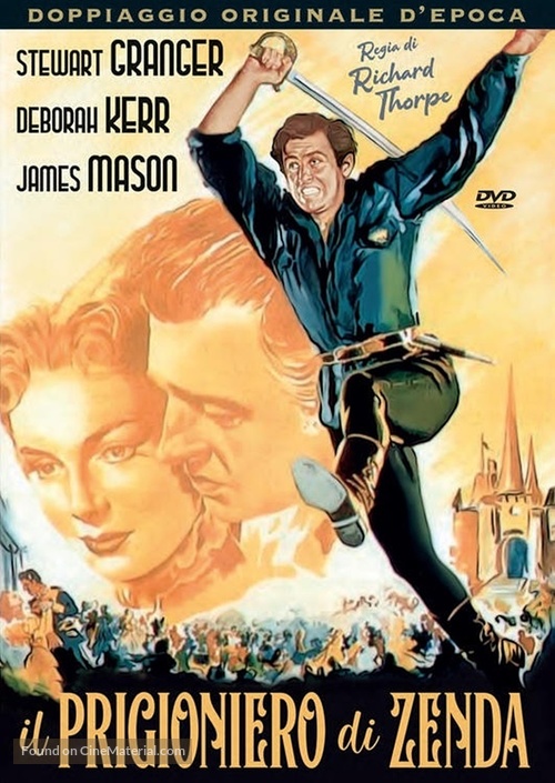 The Prisoner of Zenda - Italian DVD movie cover