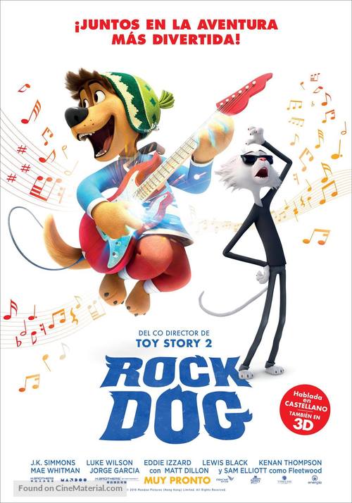 Rock Dog - Argentinian Movie Poster