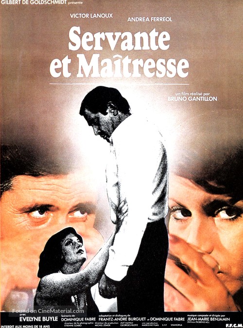 Servante et ma&icirc;tresse - French Movie Poster