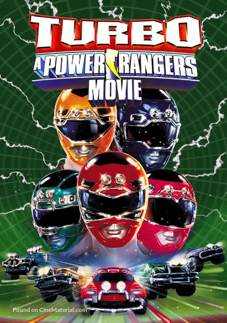 Turbo: A Power Rangers Movie - DVD movie cover