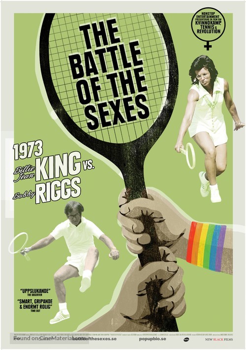 The Battle of the Sexes - Swedish Movie Poster