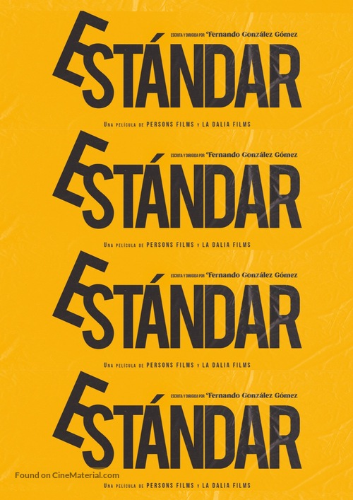 Est&aacute;ndar - Spanish Movie Poster