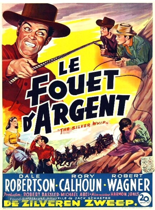 The Silver Whip - Belgian Movie Poster