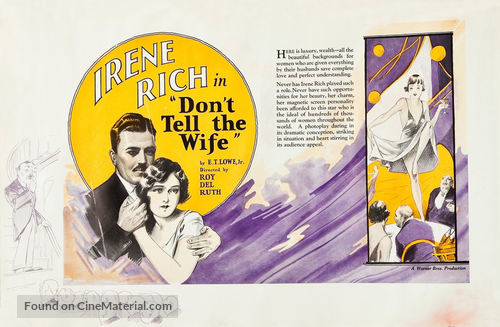 Don&#039;t Tell the Wife - poster