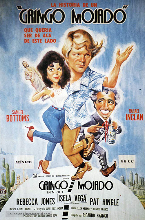 Gringo mojado - Mexican Movie Poster