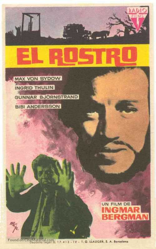 Ansiktet - Spanish Movie Poster