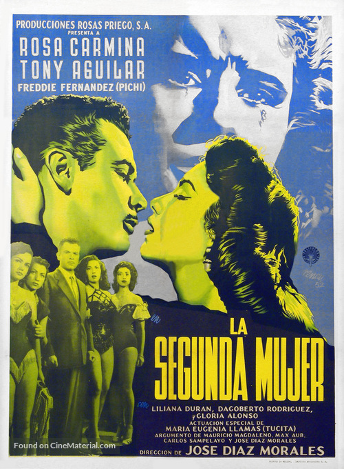 La segunda mujer - Mexican Movie Poster