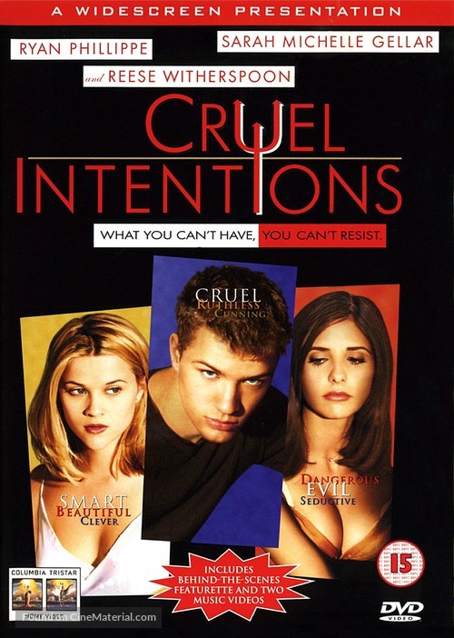 Cruel Intentions - British DVD movie cover