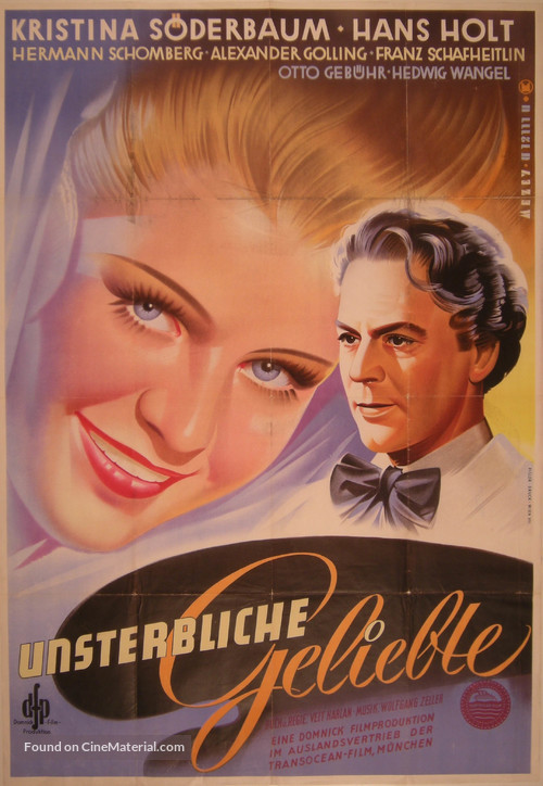 Unsterbliche Geliebte - German Movie Poster