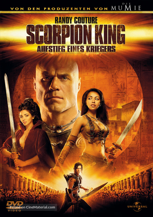 The Scorpion King: Rise of a Warrior - German DVD movie cover