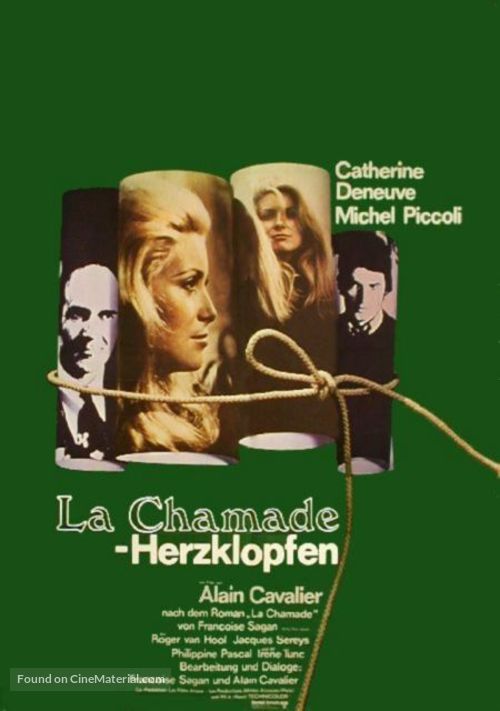 La chamade - German Movie Poster