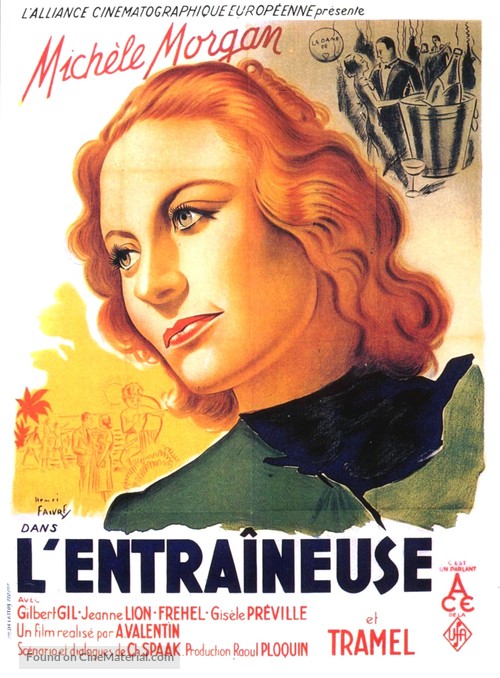 L&#039;entra&icirc;neuse - French Movie Poster