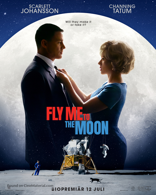 Fly Me to the Moon - Swedish Movie Poster