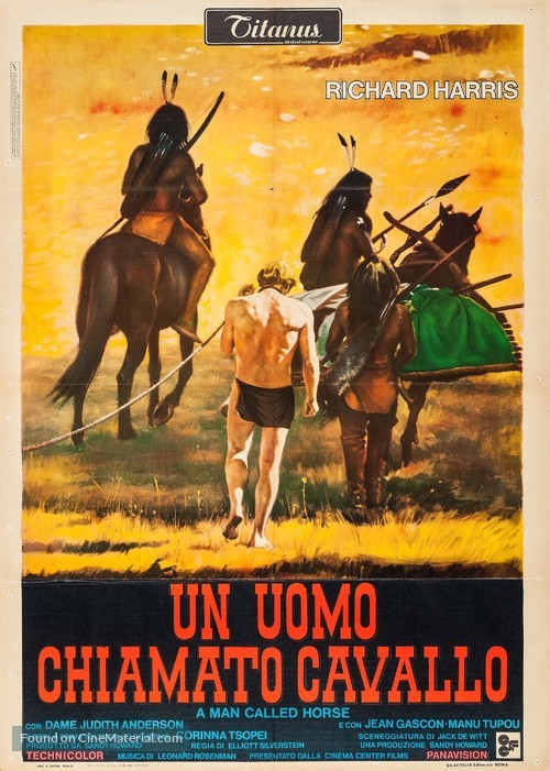 A Man Called Horse - Italian Movie Poster