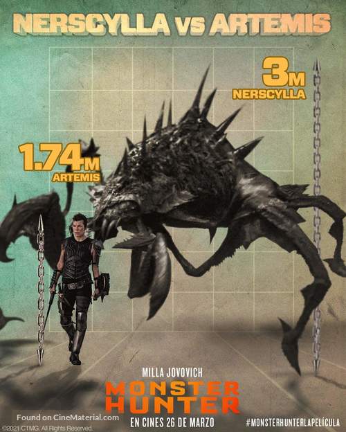 Monster Hunter - Spanish Movie Poster