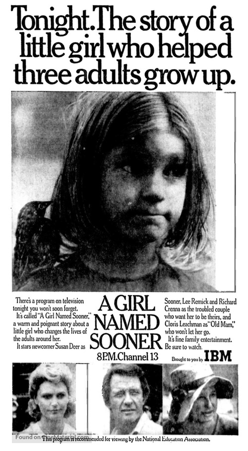 A Girl Named Sooner - poster
