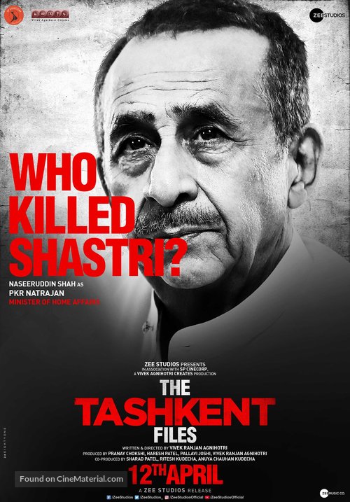 The Tashkent Files - Indian Movie Poster