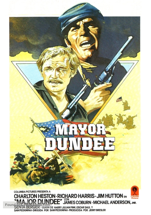 Major Dundee - Spanish Movie Cover