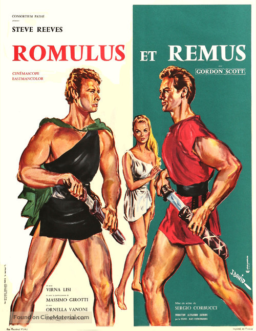 Romolo e Remo - French Movie Poster