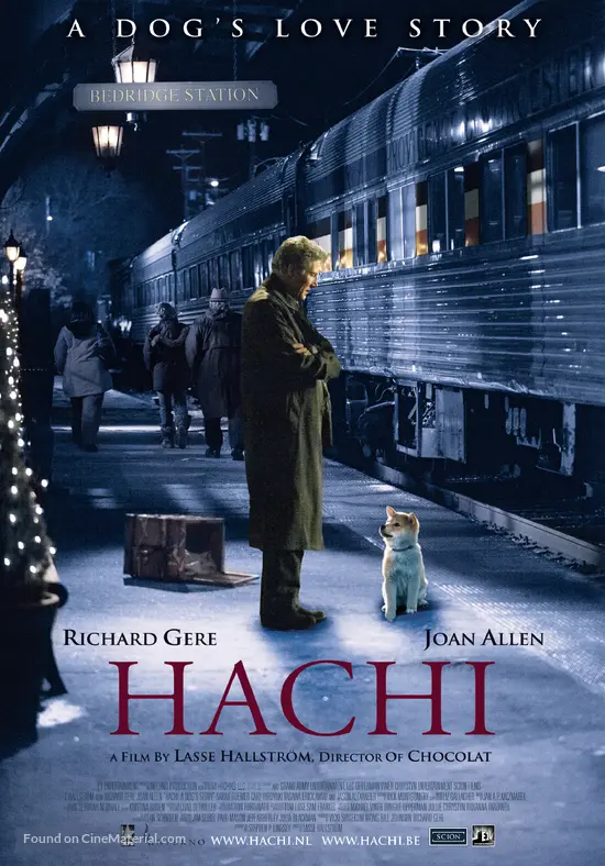 Hachiko: A Dog's Story (2009) Dutch movie poster