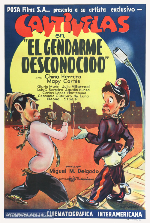 El gendarme desconocido - Argentinian Movie Poster