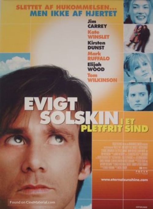 Eternal Sunshine of the Spotless Mind - Danish Movie Poster