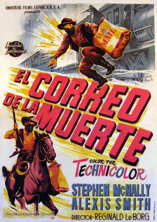 Wyoming Mail - Spanish Movie Poster